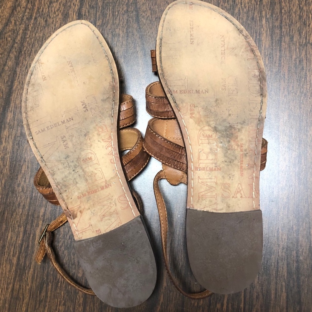 Sam Edelman Rhinestone Sandals Size 9.5 - Picture 3 of 5